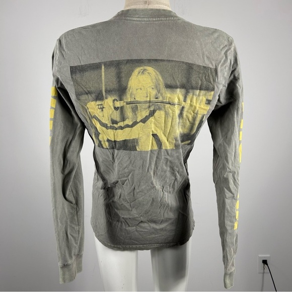 💕 Kill Bill Gray Long Sleeve Shirt XS - Picture 5 of 11